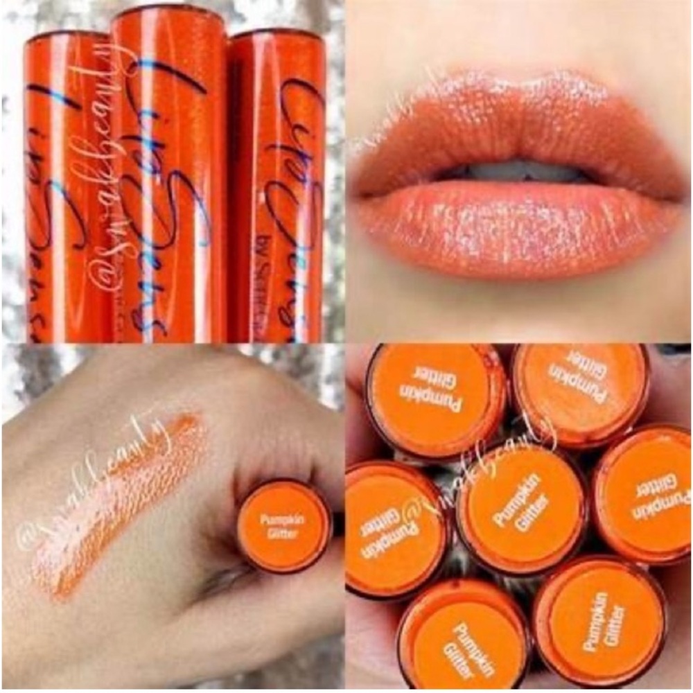 SeneGence LipSense Moisturizing Lip Gloss Pumpkin Glitter